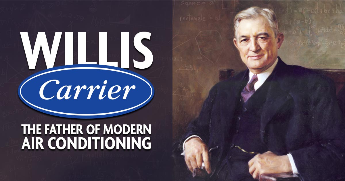 Painting of Willis Carrier The Father of Modern Air Conditioning