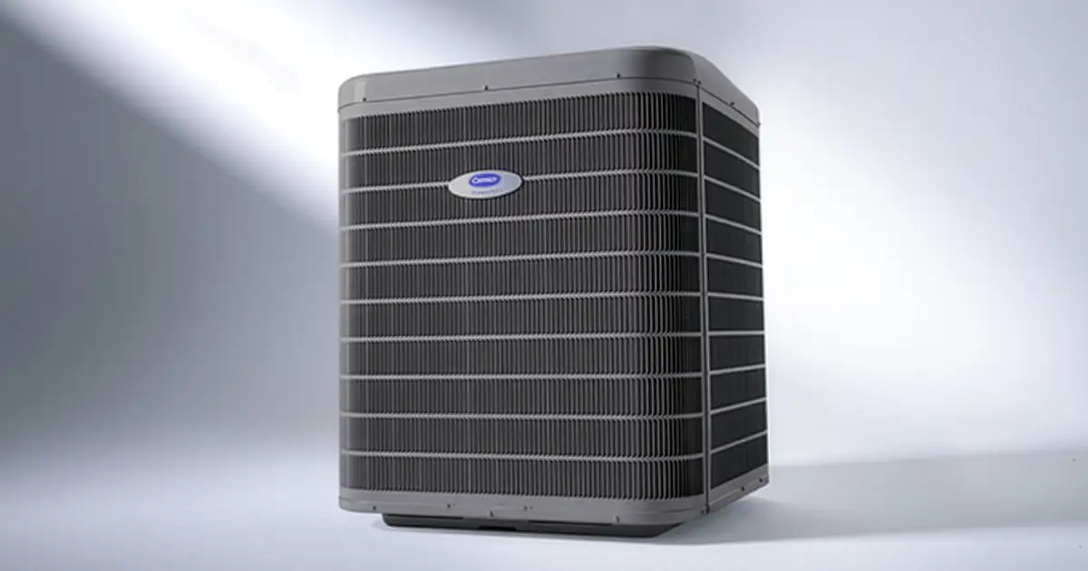 an outdoor AC unit