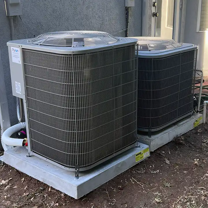 Carrier outdoor AC unit installation in Orlando, Florida.