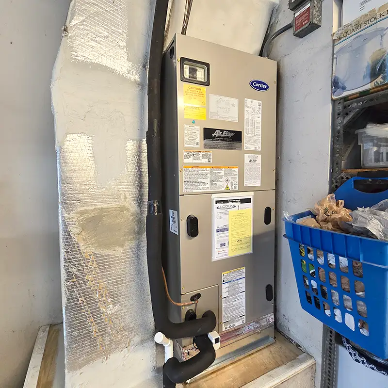 Carrier air handler installation in Orlando, Florida on July 28, 2026